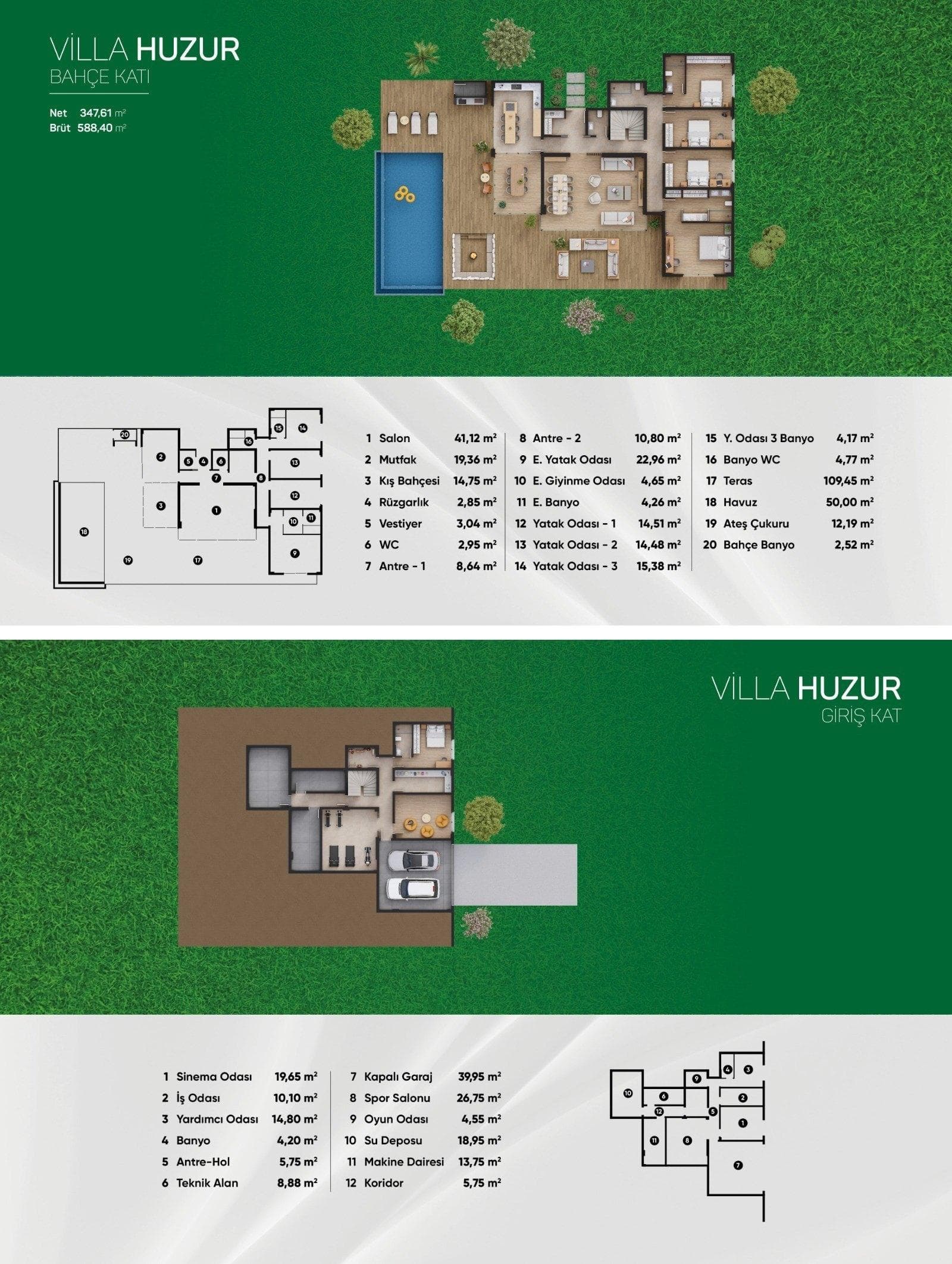 مشروع فيزا بارك – مخطط 6+1 Villa Huzur